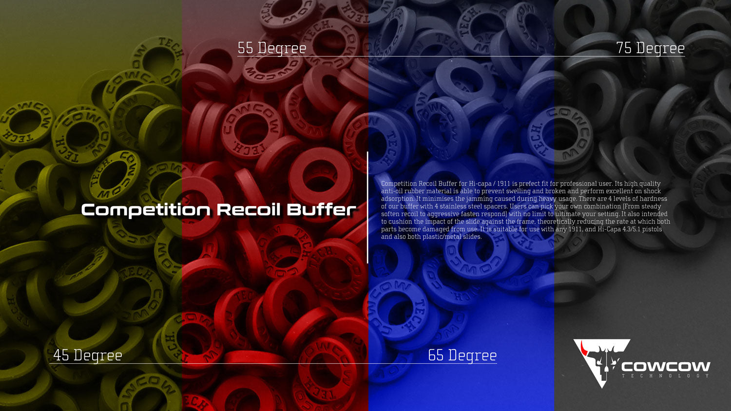 COW Competition Recoil Buffer for Marui TM Hi-Capa / 1911