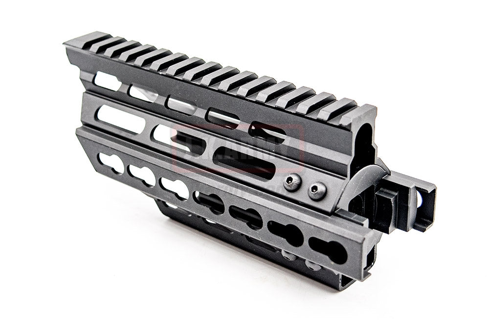 BATTLEAXE CNC Aluminum P90 RAS Handguard ( Keymod ) ( BK )