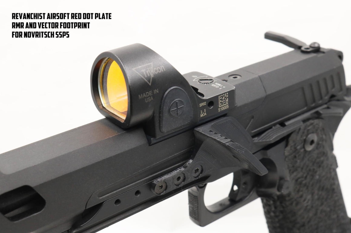 Revanchist Red Dot Sight Plate For Novritsch SSP5 GBBP ( RMR & Vector Type )-Silver