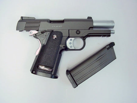 WE Baby Hi-Capa 3.8 GBB Pistol ( Slide Type B  - Black )