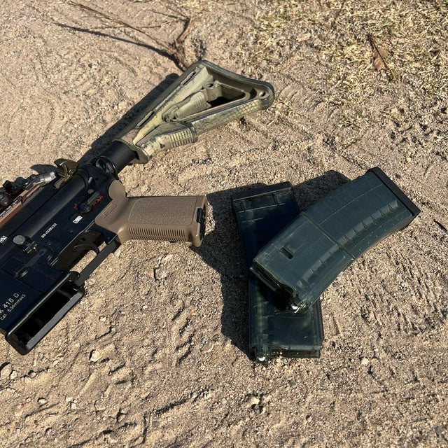 Alpha H&K License PTW M4 Series 120 Rds Polymer Magazine ( Black ) ( H&K PTW M4 Polymer Magazine )