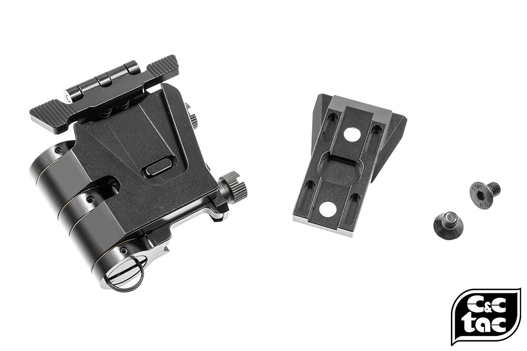 C&C Tac Airsoft Flip Mount For G33 / G32 3x Magnifier ( Glossy Black )