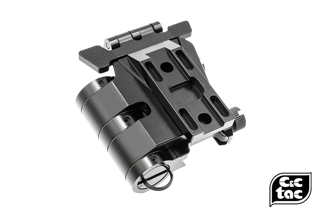 C&C Tac Airsoft Flip Mount For G33 / G32 3x Magnifier ( Glossy Black )