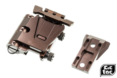 C&C Tac Airsoft Flip Mount For G33 / G32 3x Magnifier ( Glossy Copper Brown )
