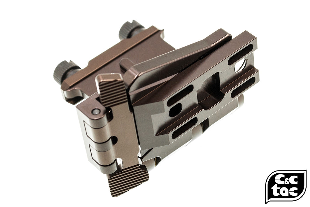 C&C Tac Airsoft Flip Mount For G33 / G32 3x Magnifier ( Glossy Copper Brown )
