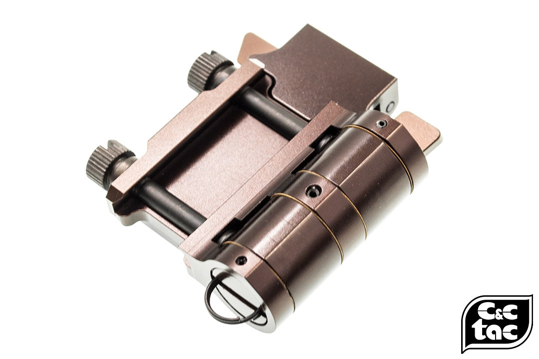 C&C Tac Airsoft Flip Mount For G33 / G32 3x Magnifier ( Glossy Copper Brown )