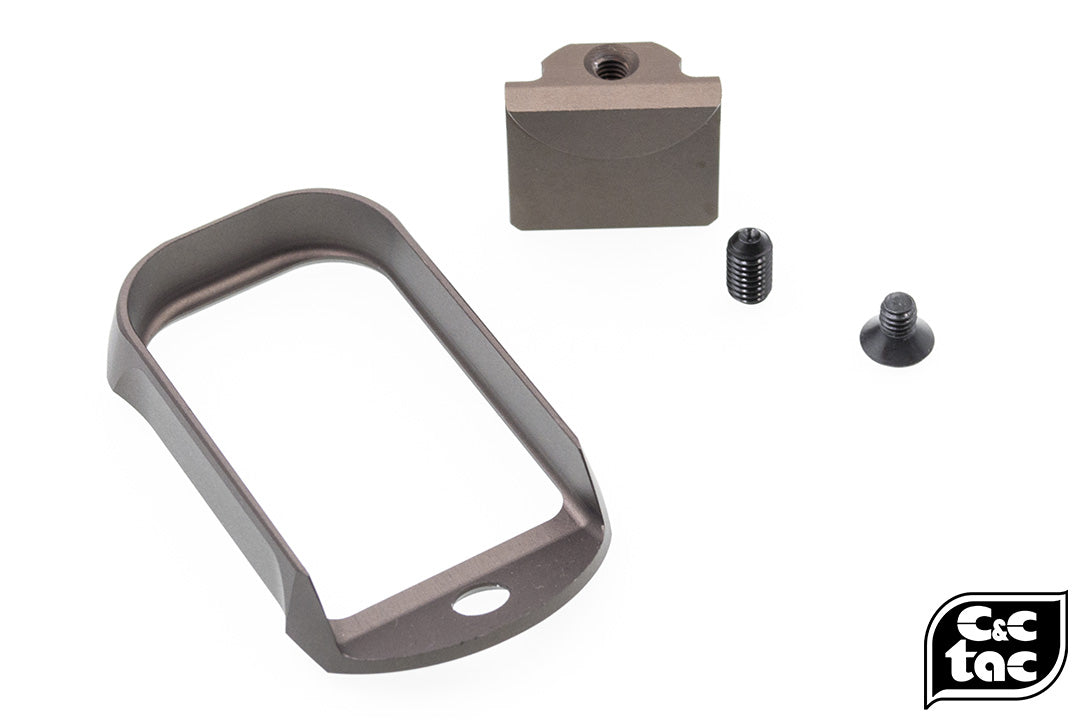 C&C Tac BKL Style CNC Aluminum Magwell for UMAREX GLOCK / TM G Series ( G Model ) ( DDC - Desert Dirt Color )