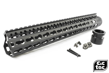 C&C Tac Bravo Style KMR 13 Rail Keymod For AEG / MWS / GBB Airsoft Ver. ( Black )
