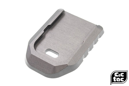 C&C Tac CNC Aluminum Magazine Base Pad For TM / WE G Series ( G Model ) ( V Style )-DDC ( Desert Dirt Color )