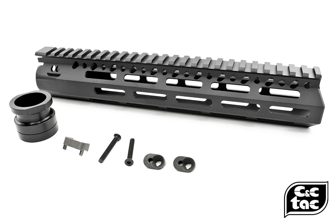 C&C Tac MCMR 10 Style Rail M-LOK Airsoft Ver. ( Black )