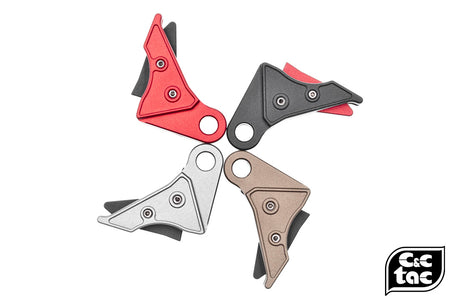 C&C Tac OP Style CNC Aluminum Trigger For Tokyo Marui G Series ( G Model )-DDC ( Desert Dirt Color )