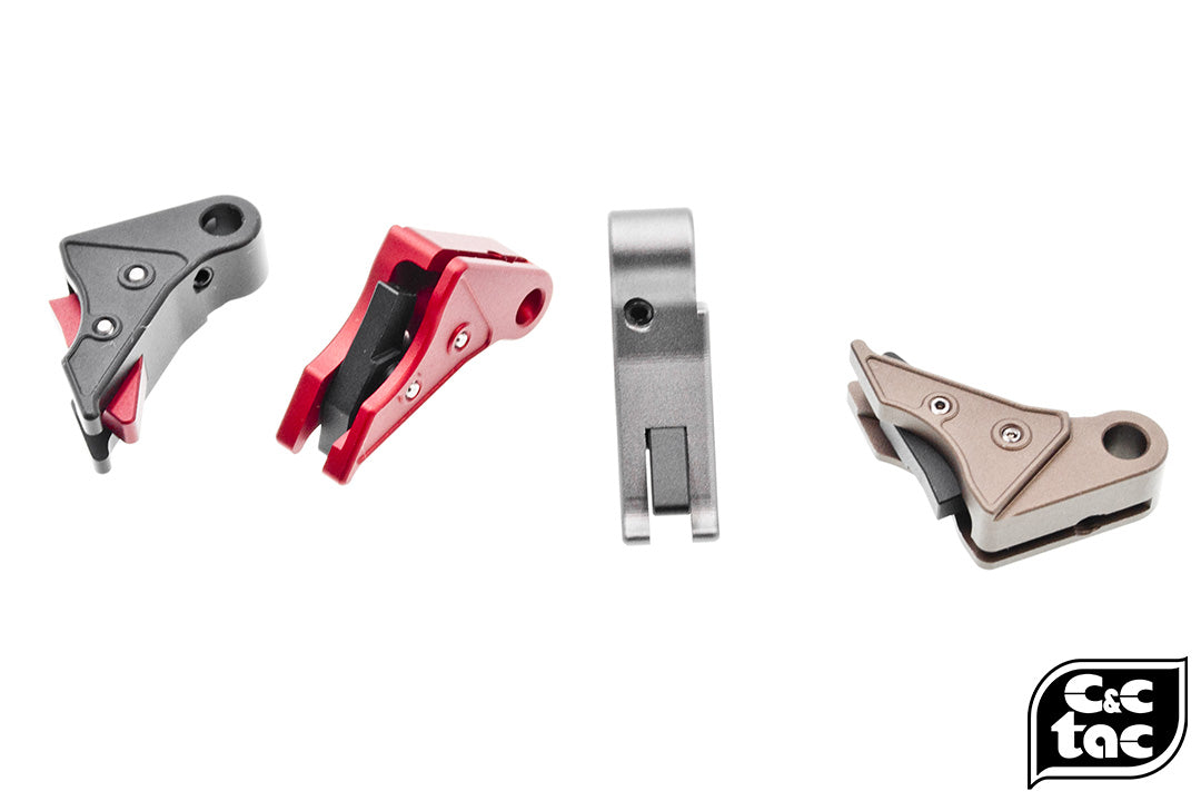 C&C Tac OP Style CNC Aluminum Trigger For Tokyo Marui G Series ( G Model )-DDC ( Desert Dirt Color )