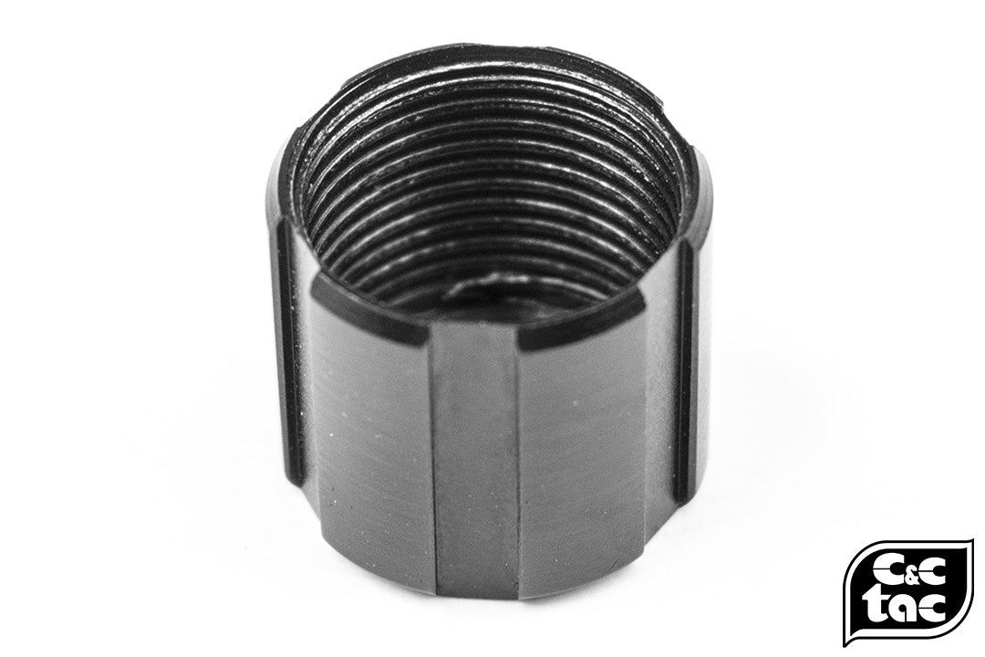 C&C Tac SCO Style Thread Protector for 14mm CCW Threaded Outer Barrel ( Black )