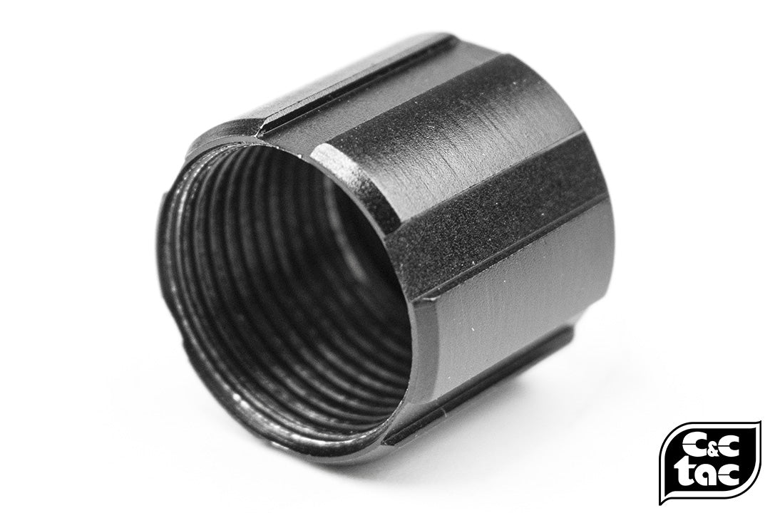 C&C Tac SCO Style Thread Protector for 14mm CCW Threaded Outer Barrel ( Black )