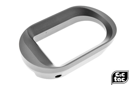 C&C Tac TT Style CNC Aluminum Magwell for TM Hi-Capa ( Black ) / (Grey )-Grey