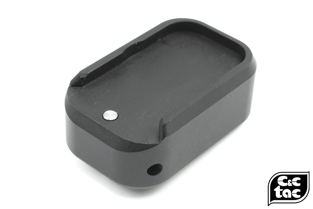 C&C Tac TT Style CNC Aluminum Short Magazine Pad Extension for TM / WE G Series ( G Model )-Red