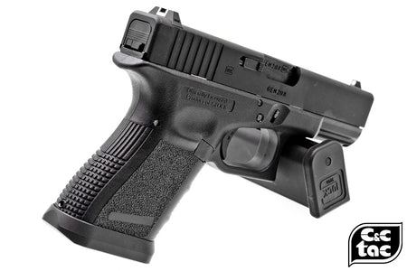 C&C Tac TT Style CNC Aluminum Magwell for TM Model 19 Gen3-Brown