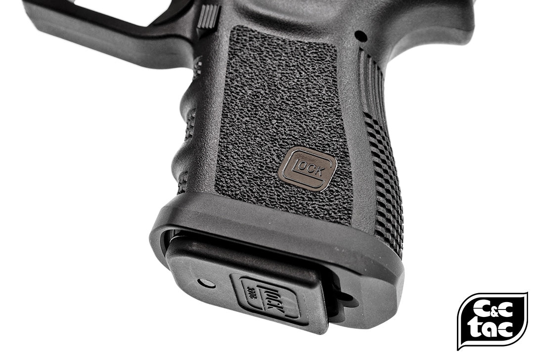 C&C Tac TT Style CNC Aluminum Magwell for TM Model 19 Gen3-Brown