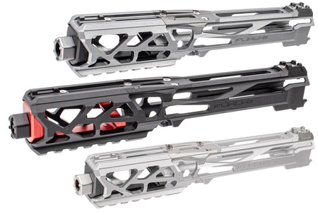 CTM TAC Fuku-2 CNC Aluminum Upper Set " SKELETON " Type for Action Army AAP01/C GBB Pistol Series ( AAP-01 / AAP-01C )-Grey