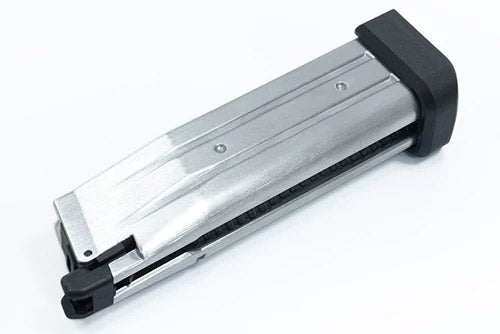 Guarder Light Weight Aluminum 31 Rds Gas Magazine For Marui TM Hi-Capa 5.1 GBBP ( SILVER )