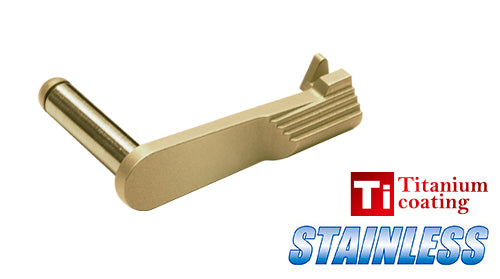 Guarder Stainless Slide Stop For Tokyo Marui Hi-Capa GBBP ( Titanium Gold )