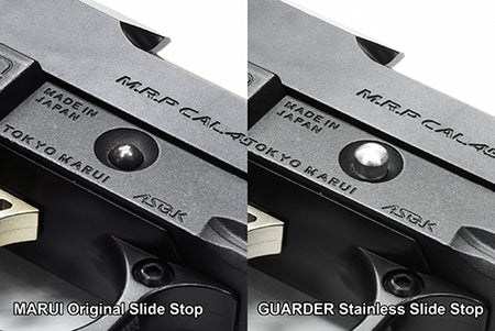 Guarder Stainless Slide Stop For Tokyo Marui Hi-Capa GBBP ( Silver ) ( CAPA-77 )
