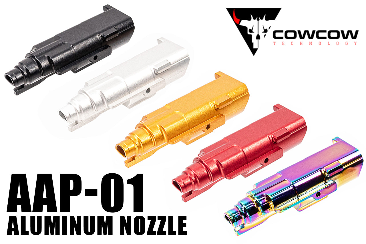 COW AAP01 Aluminum Nozzle for AAP01 GBBP Series ( AAP-01 )-Rainbow
