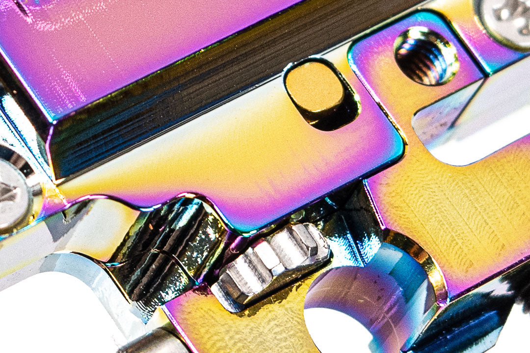 COW New Gen TDC CNC Aluminum Hop Up Chamber For Marui TM Hi-Capa / 1911 GBBP Series -Rainbow