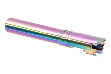 COW Stainless Steel .40 S&W Mark 5.1" 11mm CW Threaded Outer Barrel For Marui TM Hi-Capa 5.1 GBBP Series