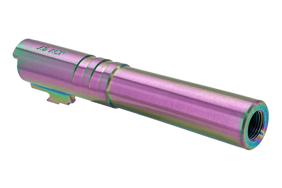 COW Steel 4.3" 11mm CW Threaded Outer Barrel For Marui TM Hi-Capa 4.3 GBBP Series