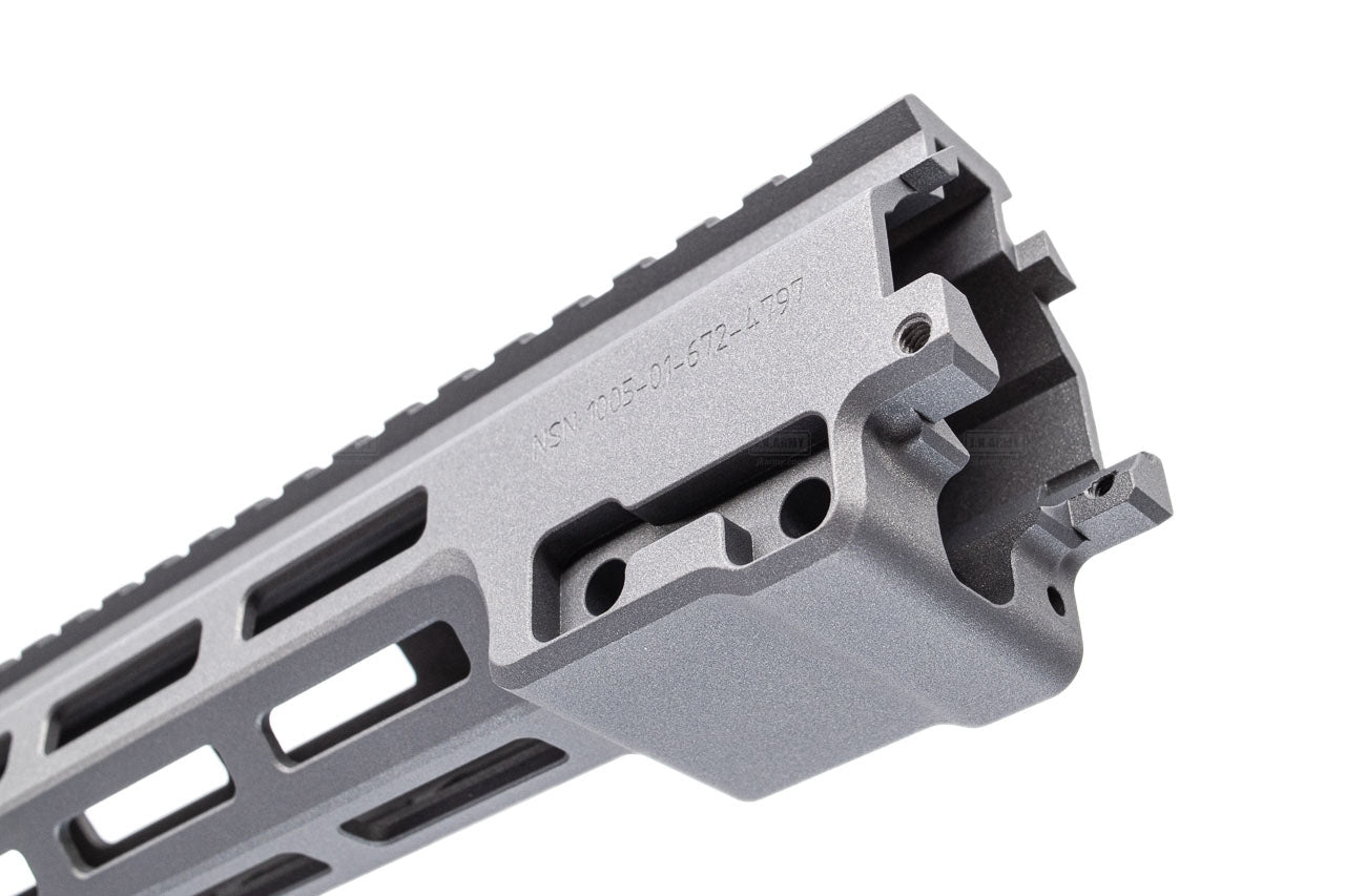 C&C Tac MK16 M-LOK 13.5 Rail Airsoft Ver. SOPMOD Block III ( Cerakote H-227Q Tactical Grey ) ( URGI NSN-Style Ver. )