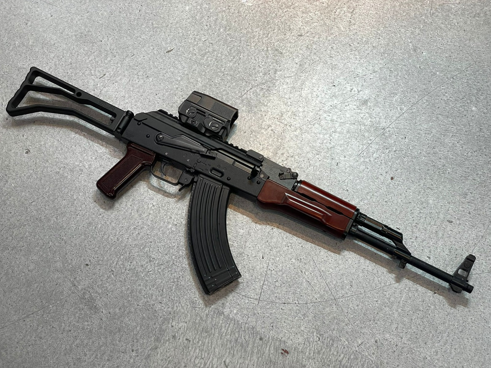 C&C Tac Dog Leg Rail Top Cover Gen 3 Krinkov AK Style for Marui TM AKM / GHK AKM V3 / VFC AK AV74 GBB Series