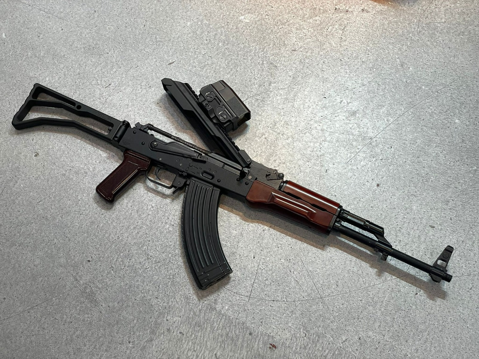 C&C Tac Dog Leg Rail Top Cover Gen 3 Krinkov AK Style for Marui TM AKM / GHK AKM V3 / VFC AK AV74 GBB Series