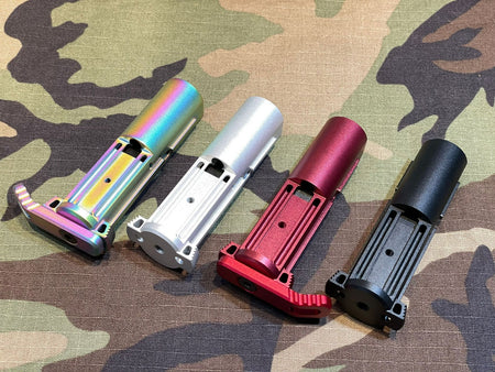 C&C AAP01 7075 Infinity Lightweight Blowback Unit BBU with Charge Handle for AAP01 GBB Pistol ( AAP-01 )-Red