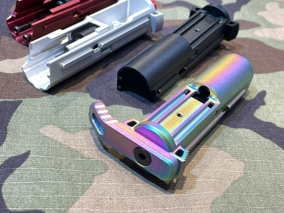 C&C AAP01 7075 Infinity Lightweight Blowback Unit BBU with Charge Handle for AAP01 GBB Pistol ( AAP-01 )-Red