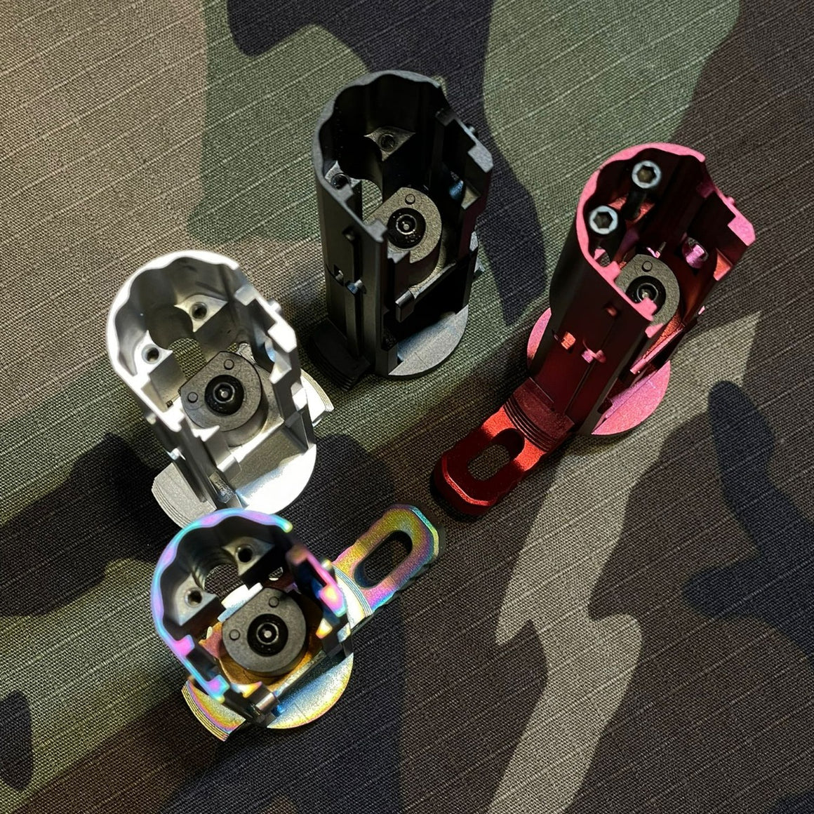 C&C AAP01 7075 Infinity Lightweight Blowback Unit BBU with Charge Handle for AAP01 GBB Pistol ( AAP-01 )-Red