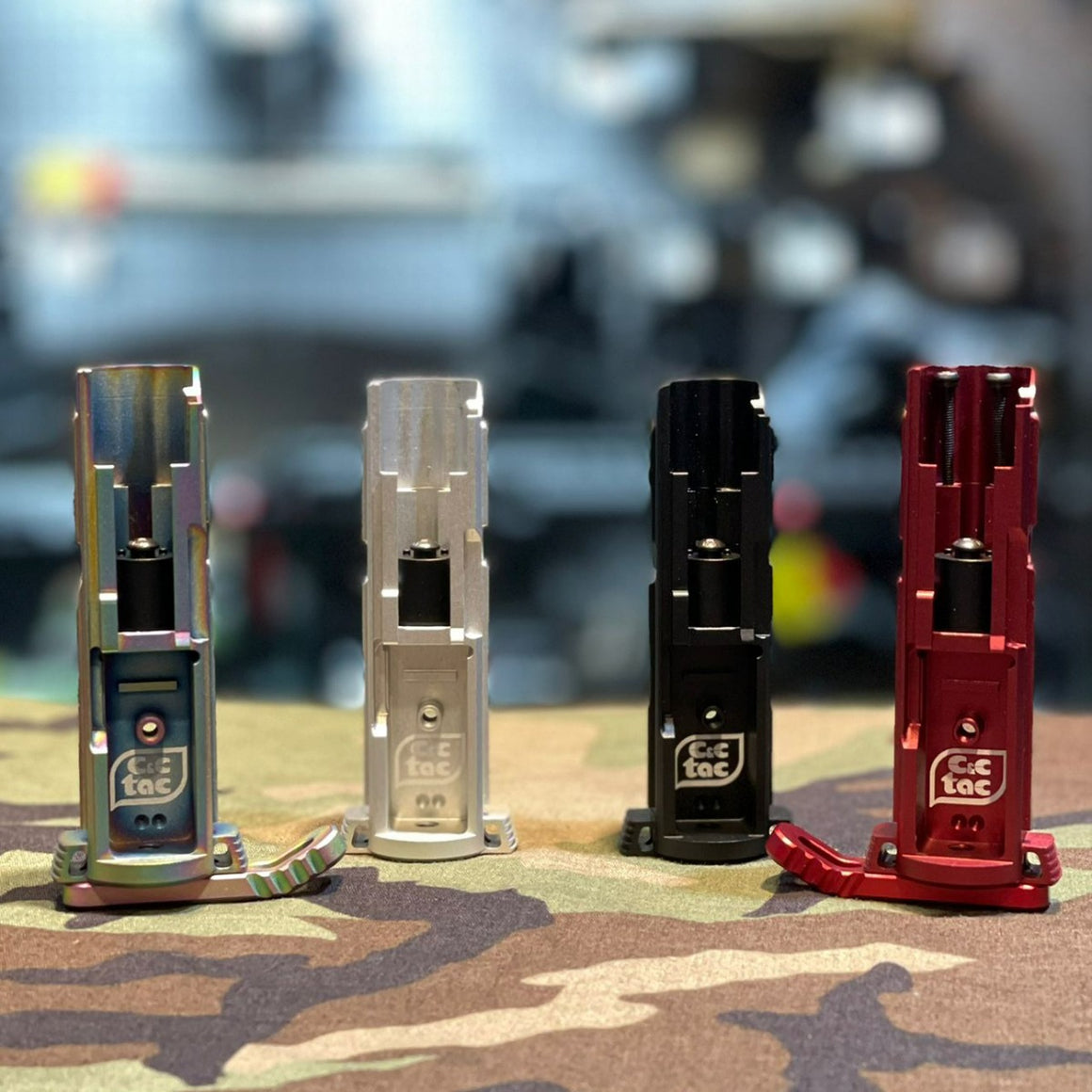 C&C AAP01 7075 Infinity Lightweight Blowback Unit BBU with Charge Handle for AAP01 GBB Pistol ( AAP-01 )-Red