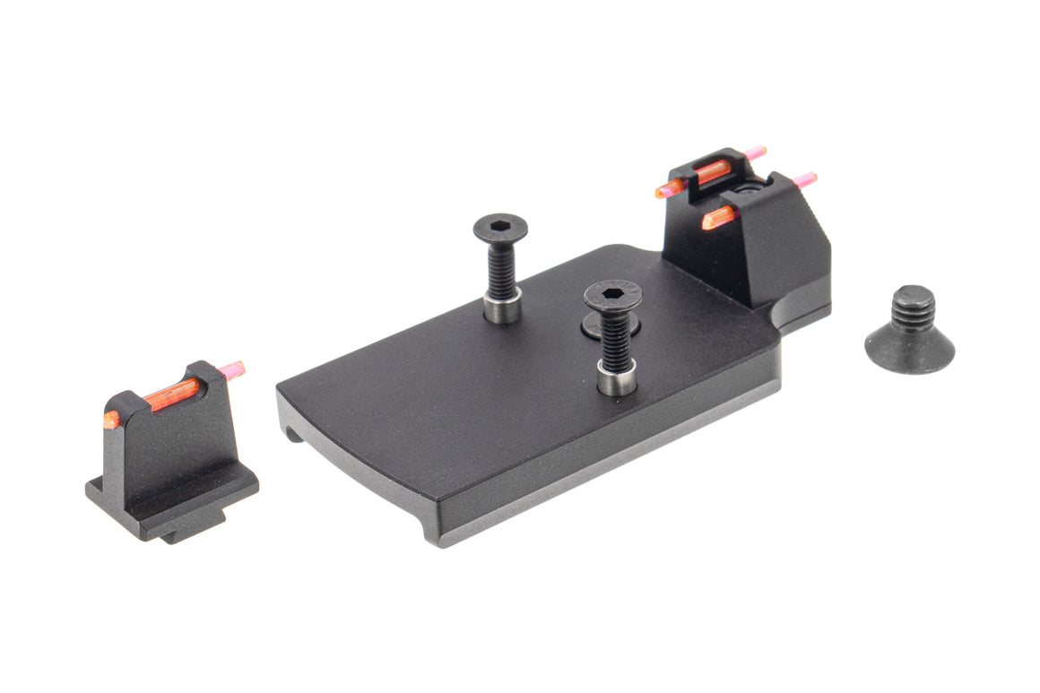 C&C Tac Tri Style RMR Ready Sight Set Adapter Plate Mount For Marui TM Hi-Capa 5.1 GBBP