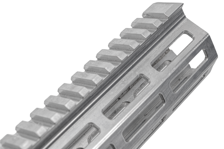 C&C Tac MK16 M-LOK 13.5 Rail Airsoft Ver. ( RAW Edition Silver , Non-Anodized Original Color ) ( NSN URGI Style Ver. )