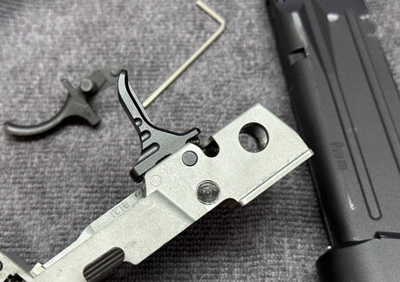 C&C KD Style Dual Adjustable Pro Competition Trigger for SIG AIR / VFC P320 M17 M18 GBBP Series-Silver