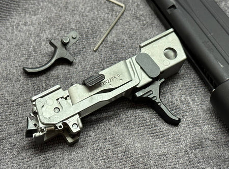 C&C KD Style Dual Adjustable Pro Competition Trigger for SIG AIR / VFC P320 M17 M18 GBBP Series-Silver