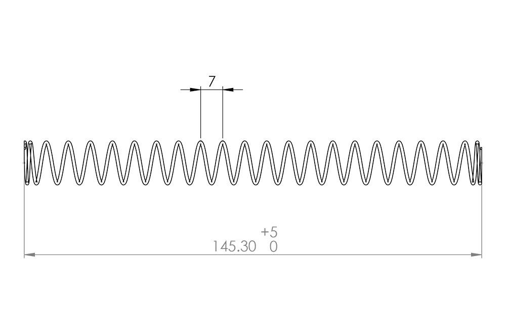 C&C Tac Buffer Spring For CCT0168 C&C Tac SBR 300 Blackout Style Conversion Kit Only ( Replacement Parts )
