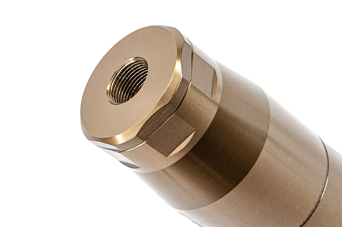 C&C Tac Rex MG7 Style Dummy Barrel Extension / Tracer Adapter For Airsoft ( End Cap Q CB Adapter For CCT0170 C&C Tac CB Flash Hider 14mm CCW Thread )