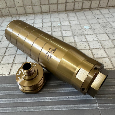 C&C Tac Rex MG7 Style Dummy Barrel Extension / Tracer Adapter For Airsoft ( End Cap Q CB Adapter For CCT0170 C&C Tac CB Flash Hider 14mm CCW Thread )