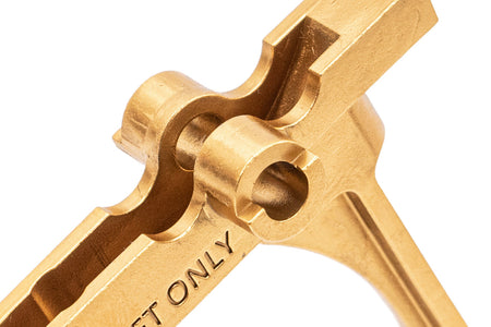 C&C Tac AT* Flat Style Trigger For VFC M4 GBB / APFG MPX MCX GBB Series ( MIM Steel )-Black