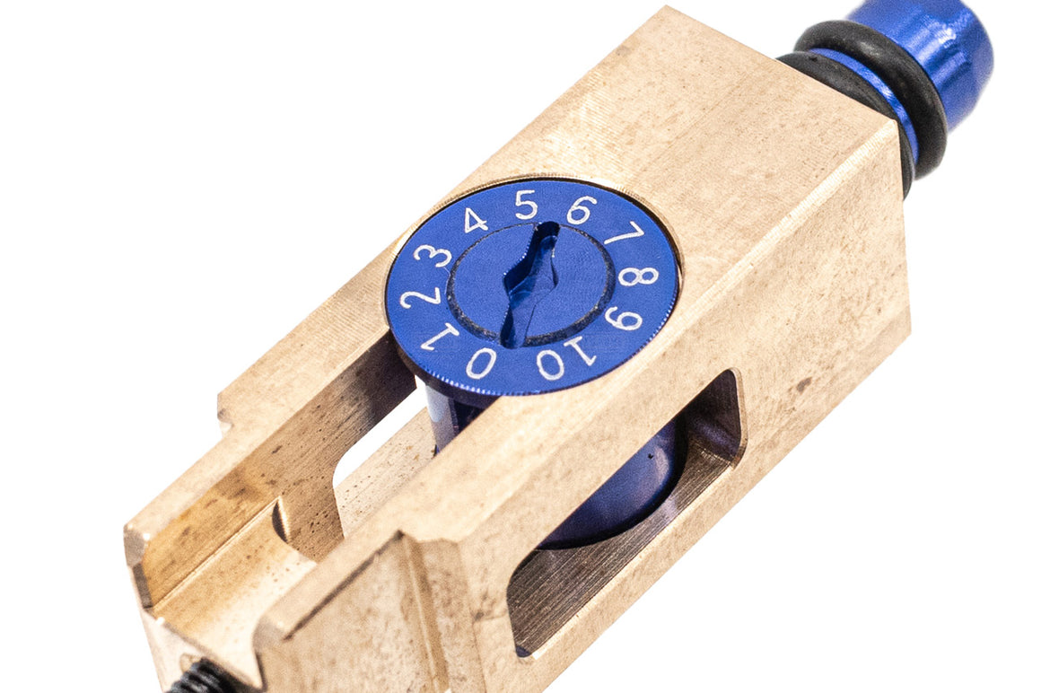 C&C BlueBrass Hop Up System For Marui TM MWS GBB ( Chamber Base and Adjuster Set ) ( CNC Brass & Aluminum )