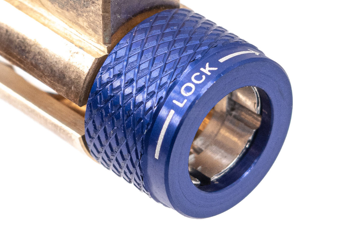 C&C BlueBrass Hop Up System For Marui TM MWS GBB ( Chamber Base and Adjuster Set ) ( CNC Brass & Aluminum )