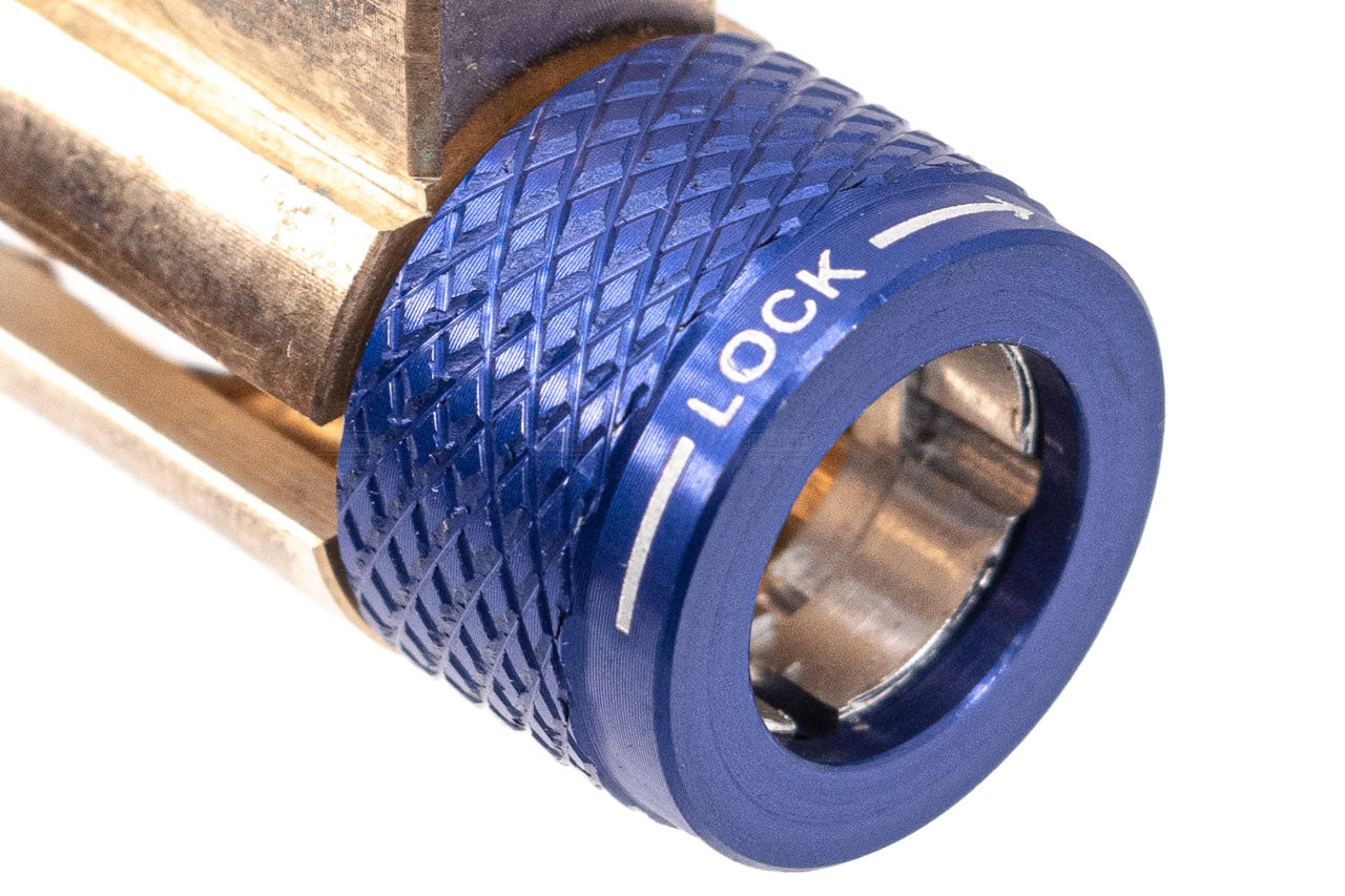 C&C BlueBrass Hop Up System For Marui TM MWS GBB ( Chamber Base and Adjuster Set ) ( CNC Brass & Aluminum )