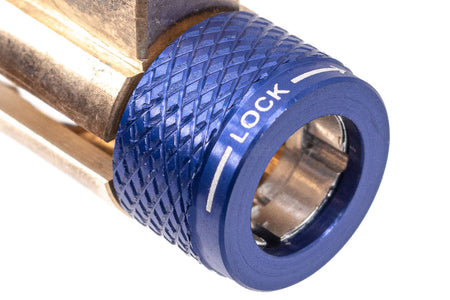 C&C BlueBrass Hop Up System For Marui TM MWS GBB ( Chamber Base and Adjuster Set ) ( CNC Brass & Aluminum )