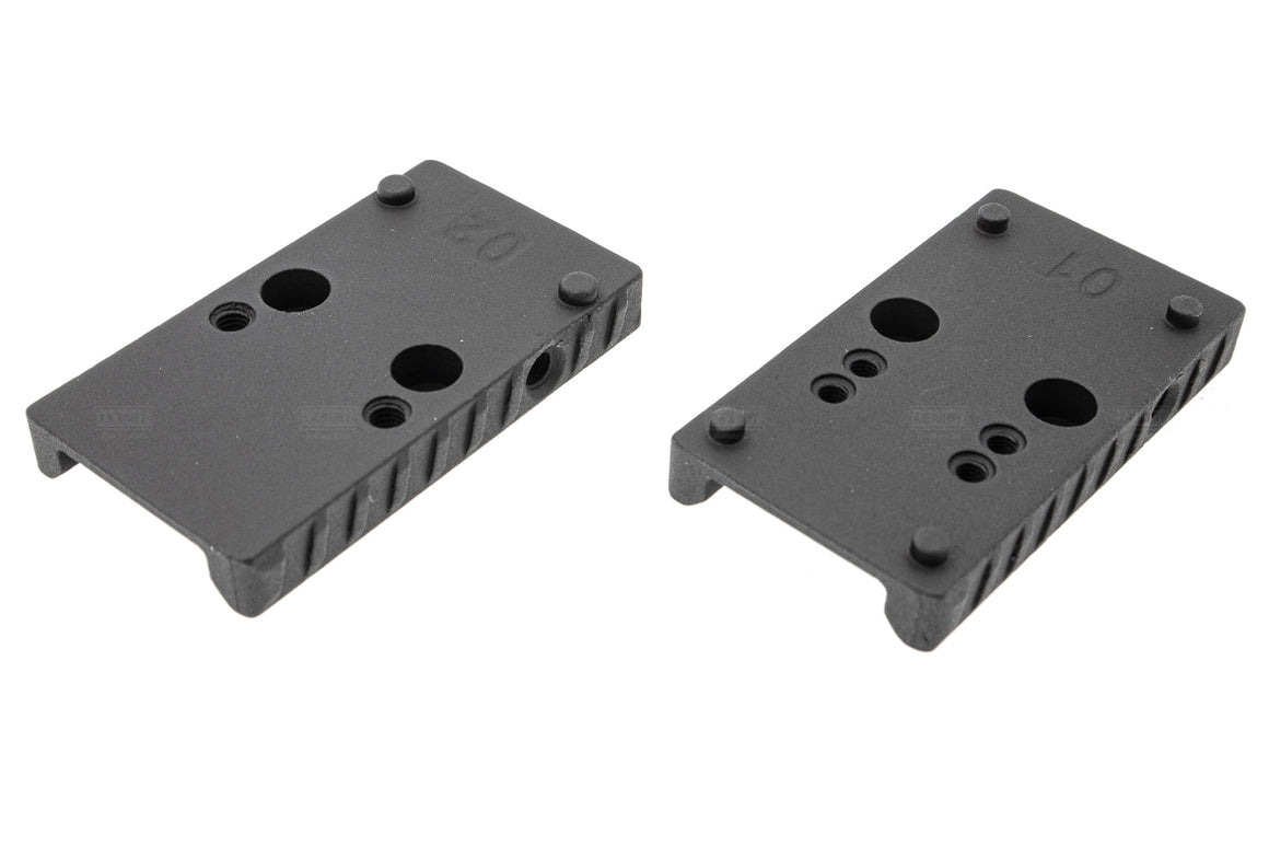 Cybergun CANiK TP9 Optic Plate & Charging Handle Set ( Black ) ( CG-CAPL01 )